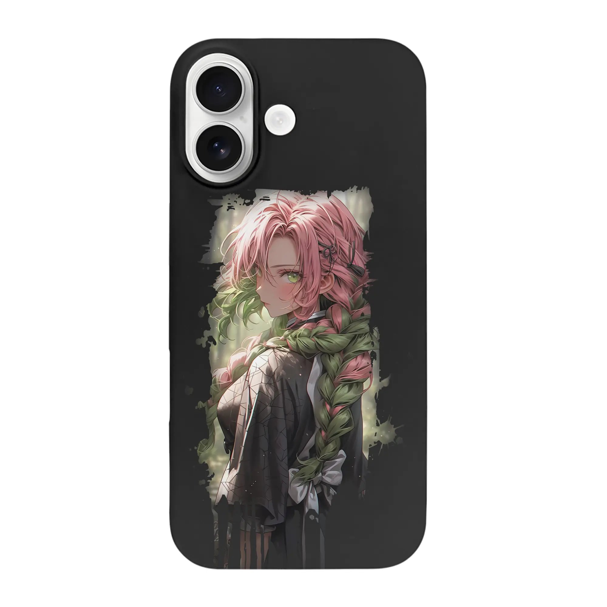 鬼滅の刃 グッズ,甘露寺 蜜璃 - iPhone 17 シリーズ シリコンケース 薄型 耐衝撃 指紋防止 ソフトタッチカバー 精密フィット 傷防止 保護ケース iPhone 17/17 Air/17 Pro/17 Pro Max 対応